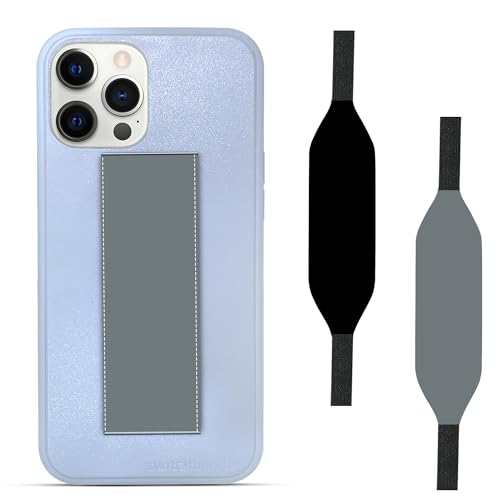 Black & Grey Strap + White Case
