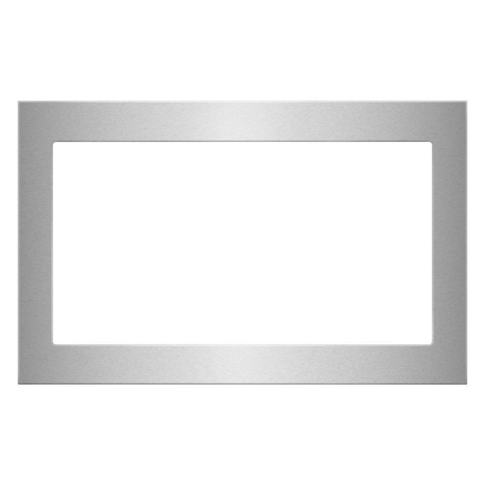 Amana MTK2230PZ 30-Inch Stainless Steel Trim Kit for 2.2 Cu Ft Countertop Microwave - Perfect for Kitchen Remodeling & Built-In Microwave Installation