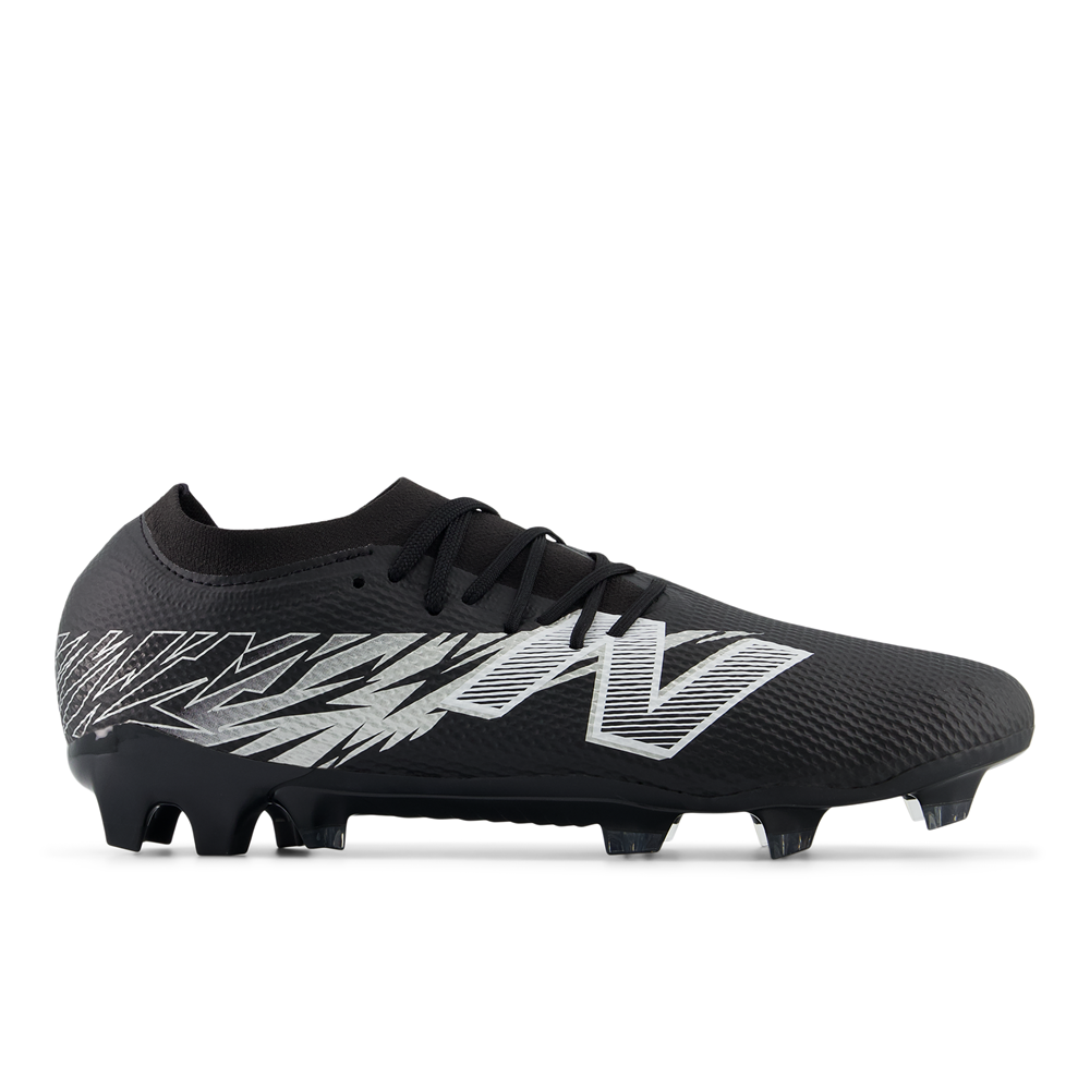 New Balance Furon Team FG V8 2E Wide Football Cleats for Men - Black/Silver Soccer Shoes for Firm Ground - Perfect for Competitive Matches & Training Sessions