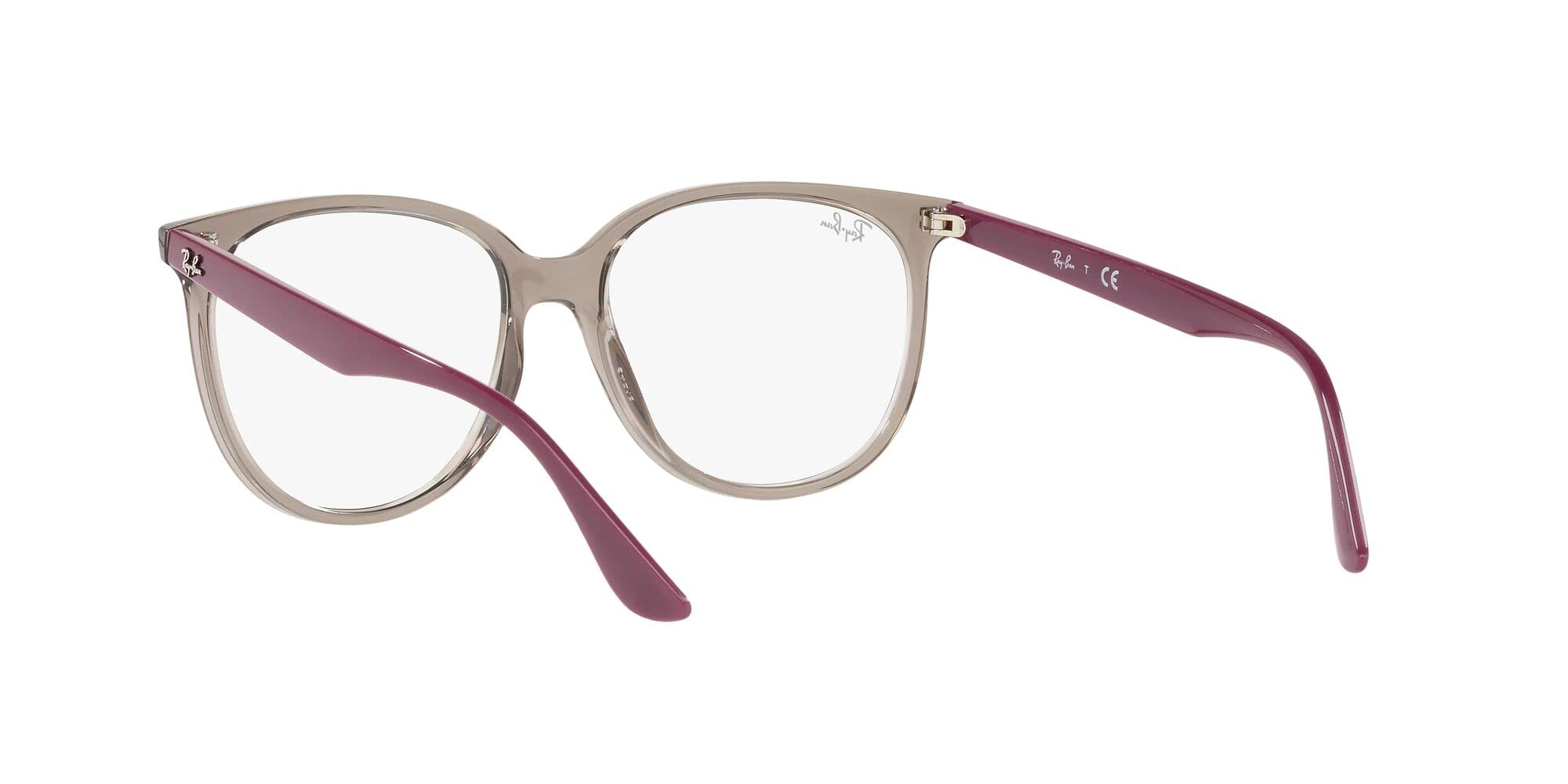 Ray-Ban Women's Rx4378vf Low Bridge Fit Square Prescription Eyeglass Frames for Small Faces | Lightweight & Comfortable for Daily Wear, Work & Driving