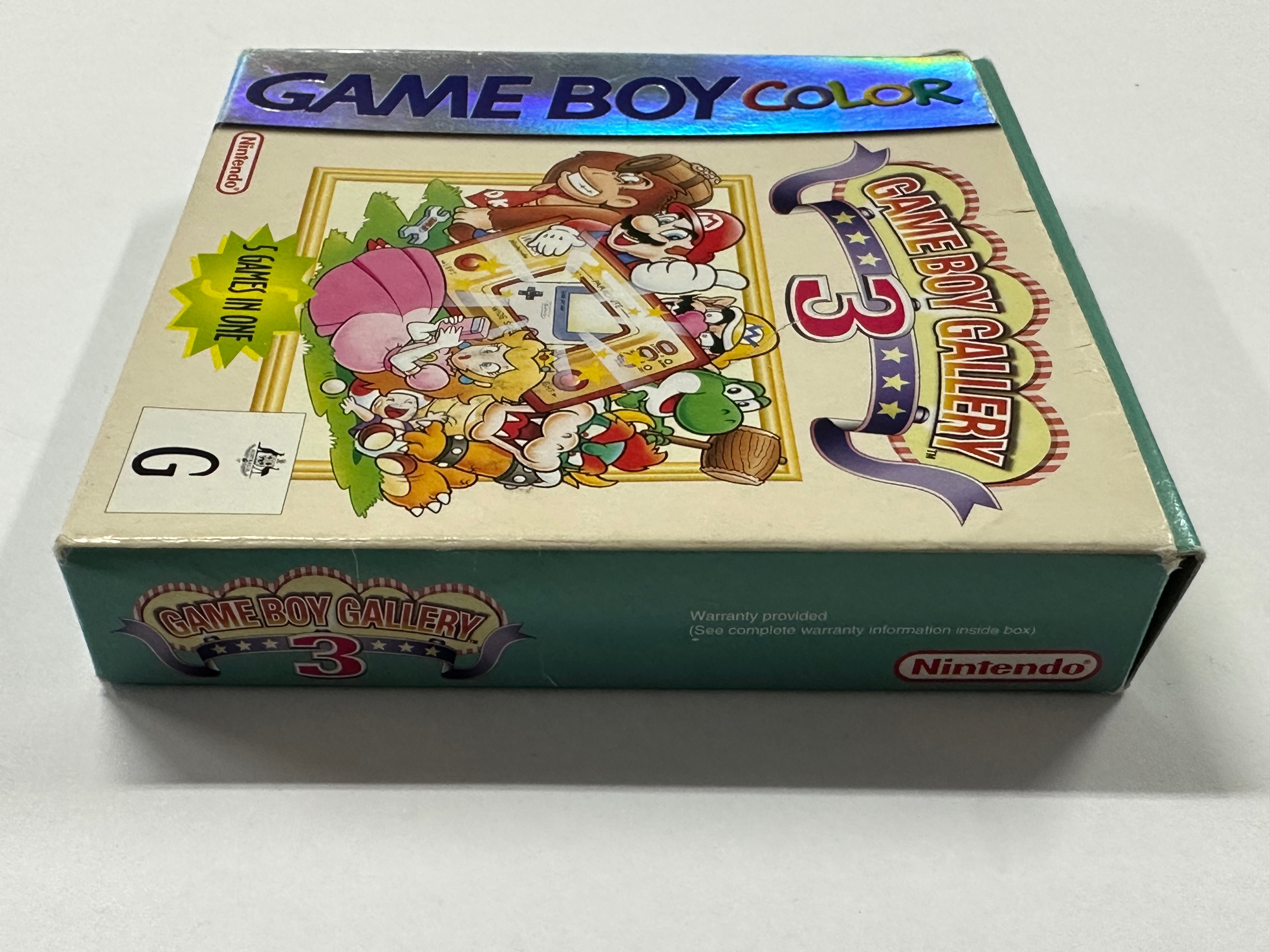 Original Nintendo Game Boy Gallery 3 Complete In Box - Retro Gaming Collectible for Classic Game Lovers & Nostalgic Fun