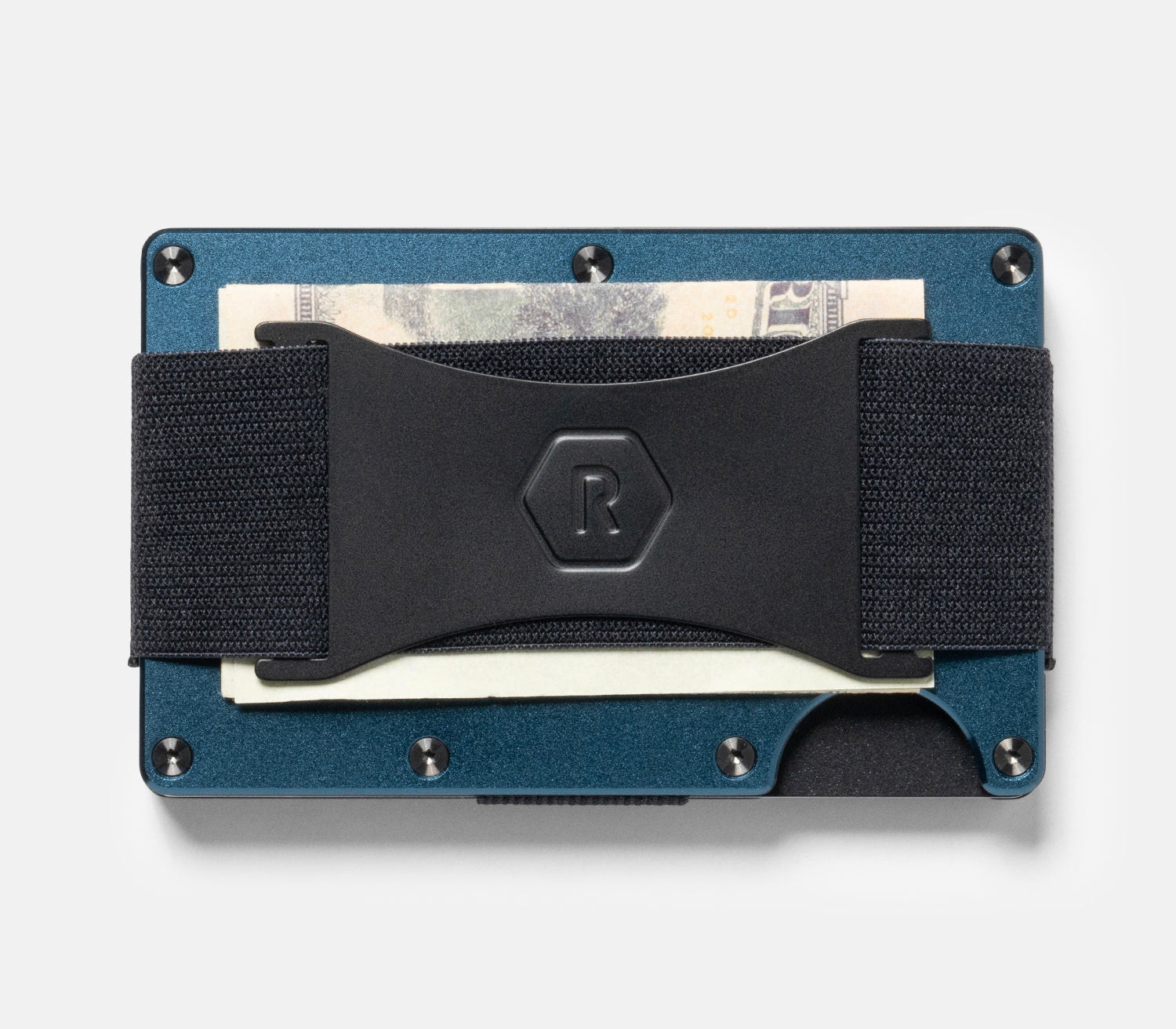 Ridge Wallet for MagSafe - Slim RFID Blocking Minimalist Wallet - Alpine Navy Blue - Perfect for Everyday Carry & Travel Accessories