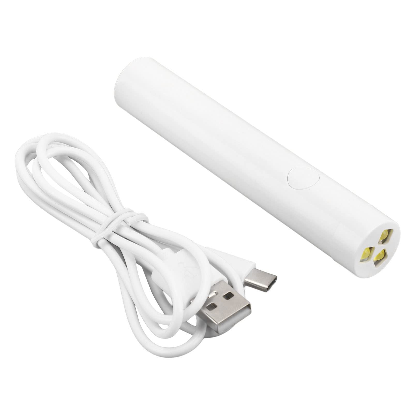 Portable LED Nail Lamp Pen - Fast Drying UV Light for Gel Nails | Single Finger Manicure Tool | Perfect for Home Nail Care & Travel Beauty Essentials