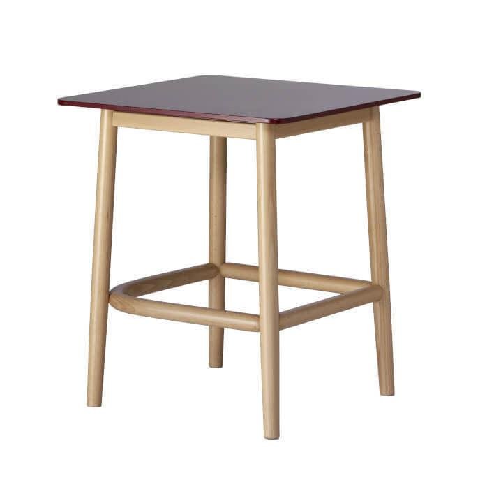 GTV Nendo Single Curve Low Table - Modern Minimalist Coffee Table for Living Room, Lounge, and Office Decor