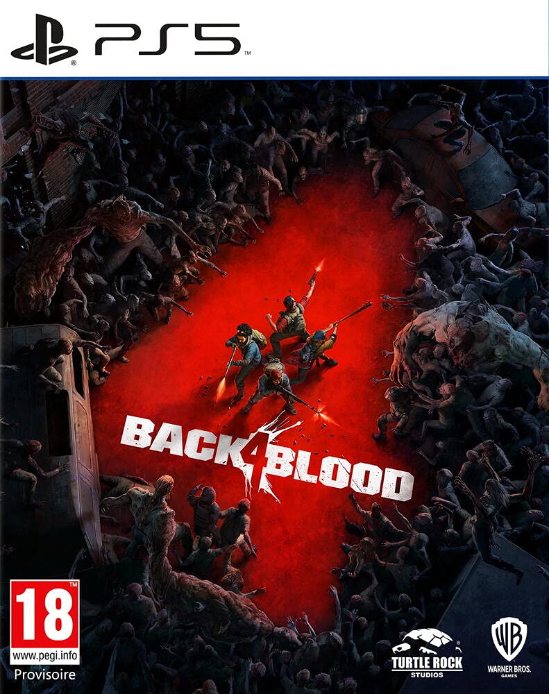 Warner Bros Interactive Back 4 Blood Standard Edition for PlayStation 5 (PS5) - Cooperative Zombie Shooter Game for Multiplayer Action & Horror Survival