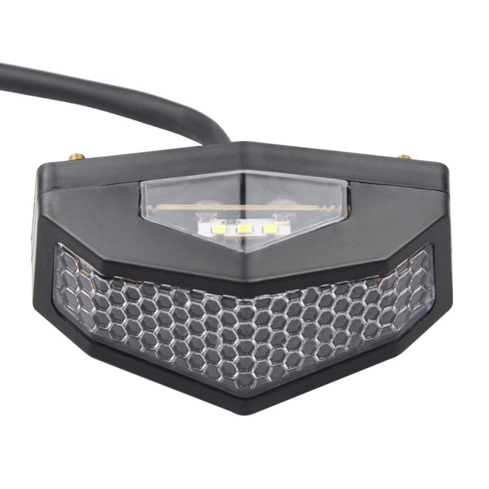 12V LED Universal Motorcycle Integrated Brake Tail Light with Turn Signals & License Plate Lamp - Compatible with Honda, Street Bikes & Scooters - Perfect for Night Riding, Safety Enhancement & Custom Builds