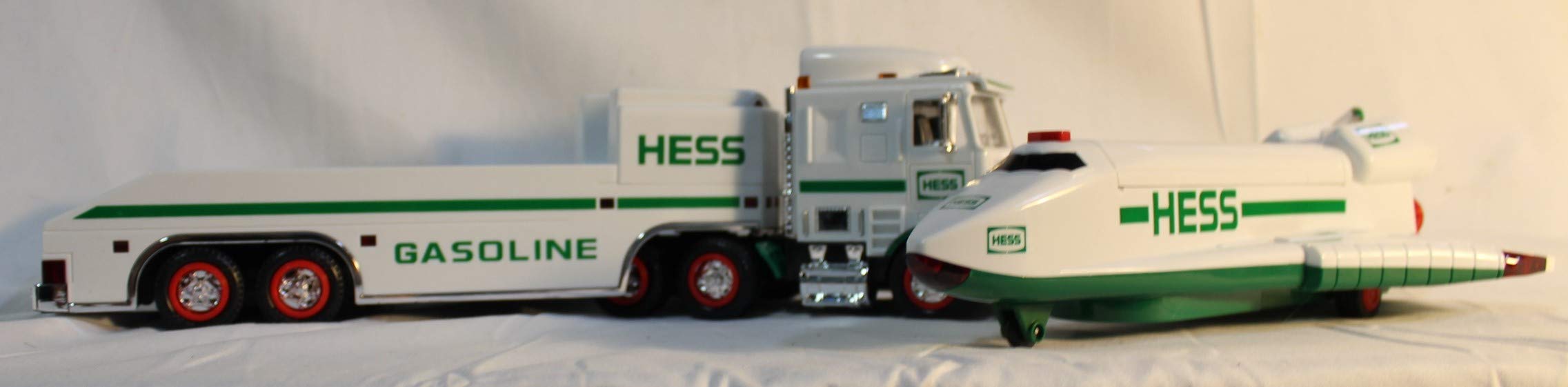 Hess 1999 Truck and Space Shuttle with Satellite - Vintage Collectible Toy for Kids & Adults - Perfect for Playtime, Display, and Holiday Gifts