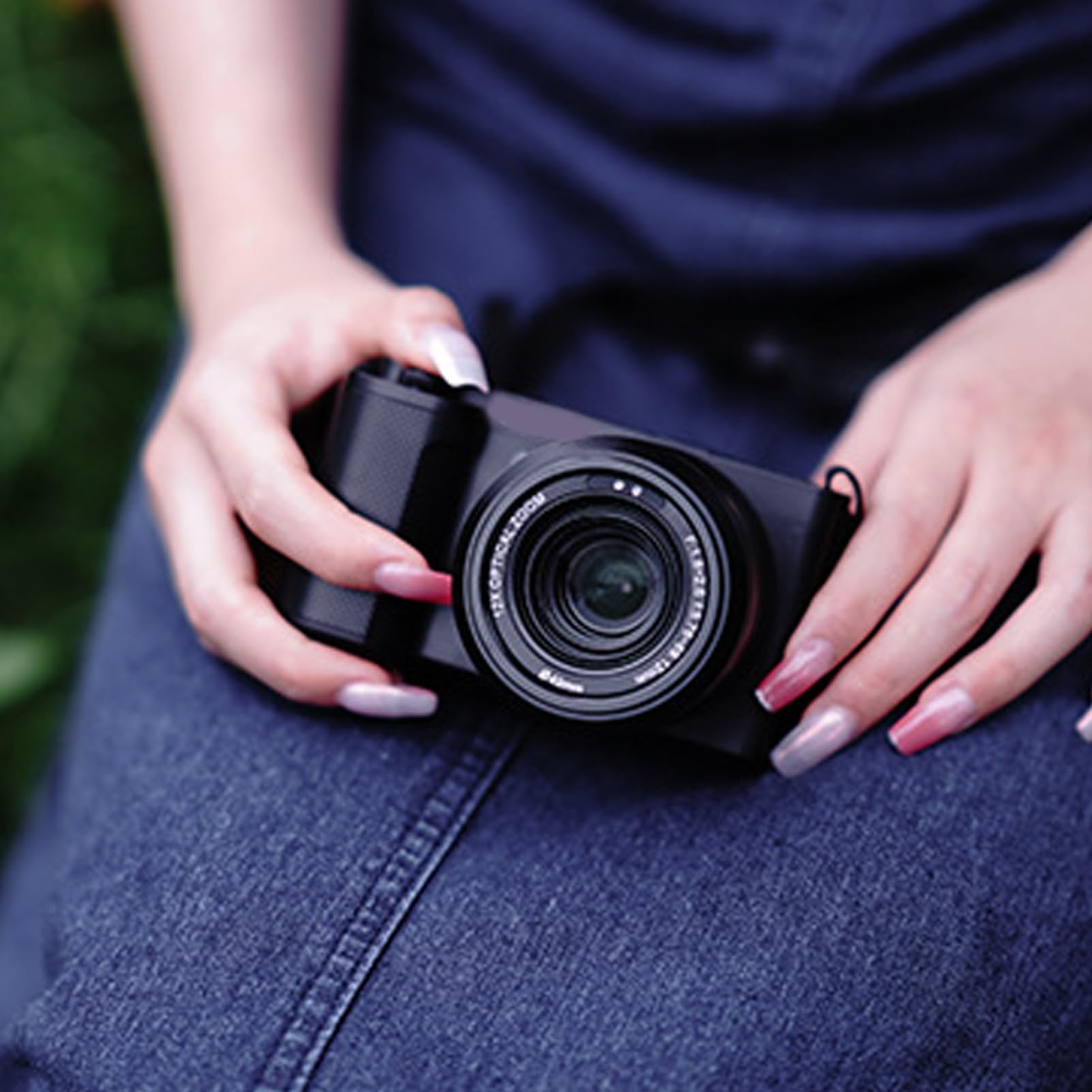Bewinner 5K Digital Camera with 12X Optical Zoom, WDR Stabilization & Facial Focus - 3.2