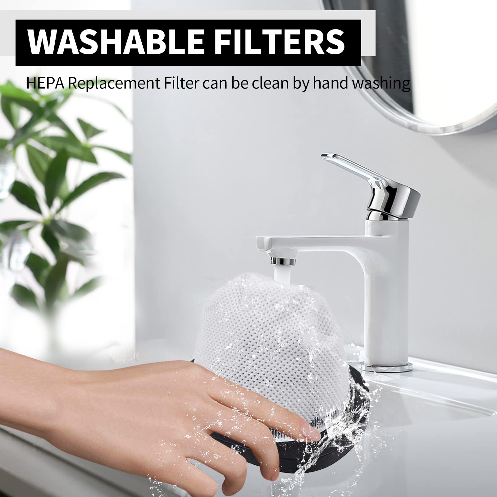 4 Pack Vacuum Filter Replacement for Bissell 3-in-1 Stick Lightweight Vacuum - Compatible with Part 2037423 & 203-7423 - Perfect for Pet Hair, Dust & Allergen Removal in Home Cleaning