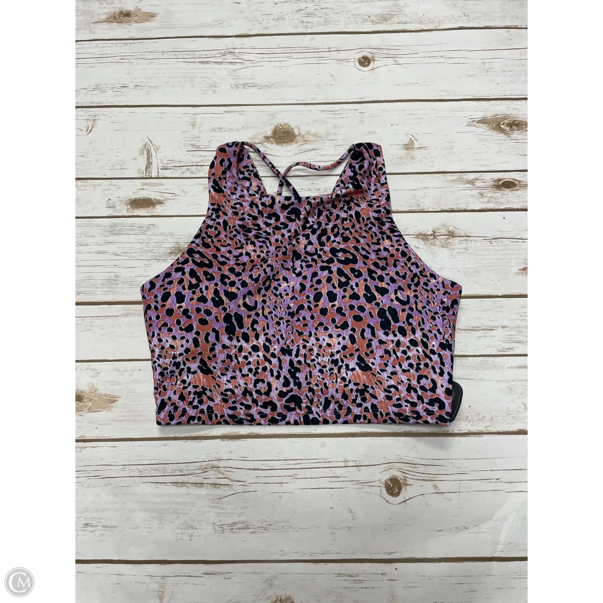 Joy Lab Animal Print Athletic Bra - Medium Size - Perfect for Yoga, Running & Gym Workouts