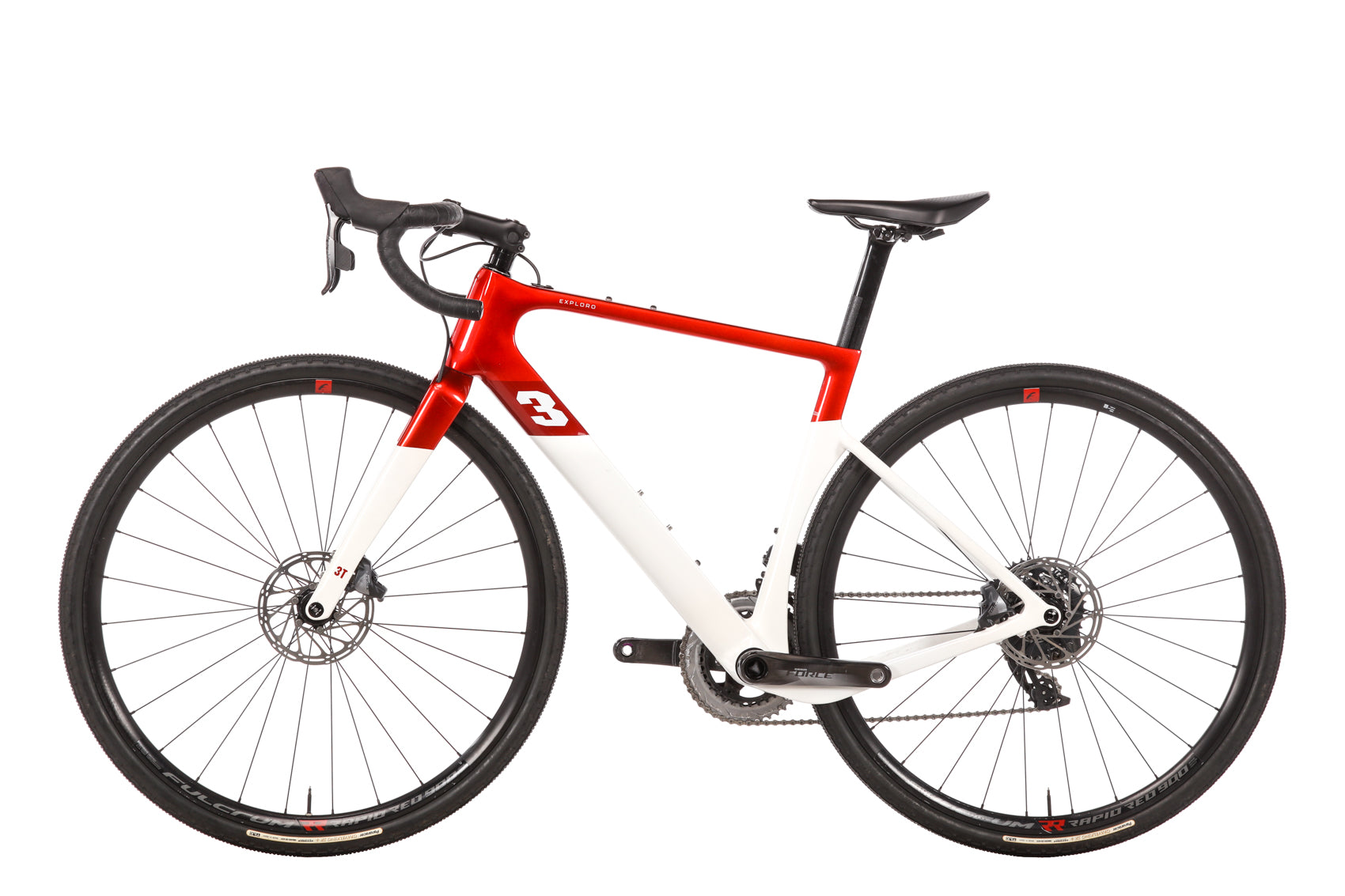 3T Exploro RaceMax Force AXS Gravel Bike 2021 - 51cm Carbon Frame, 1x12 Drivetrain | Perfect for Adventure Racing, Bikepacking & Off-Road Cycling