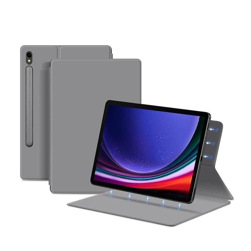 Samsung Galaxy Tab S9 2023 Magnetic Smart Case with Pencil Holder - Perfect for Drawing, Note Taking & Business Presentations