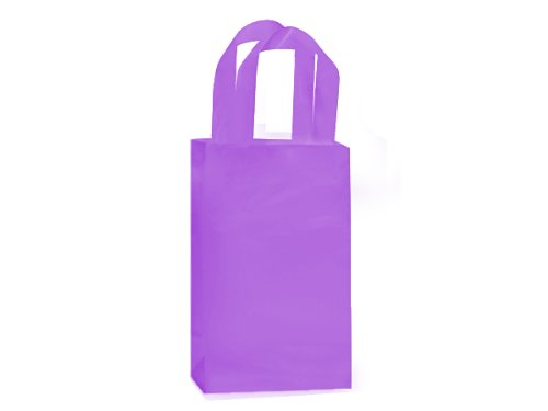 200 Pack Lavender Mist Reusable Plastic Shopping Bags - 5