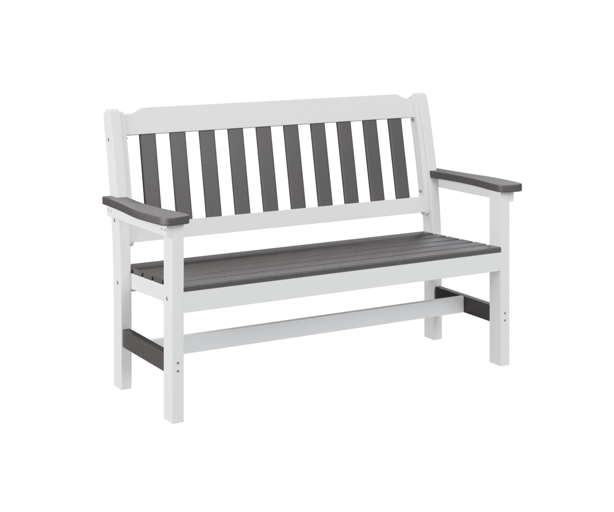 Berlin Gardens Outdoor Garden Bench - Heavy Duty Weather-Resistant Wooden Bench for Patio, Backyard, and Garden Seating - Perfect for Relaxing and Entertaining Guests