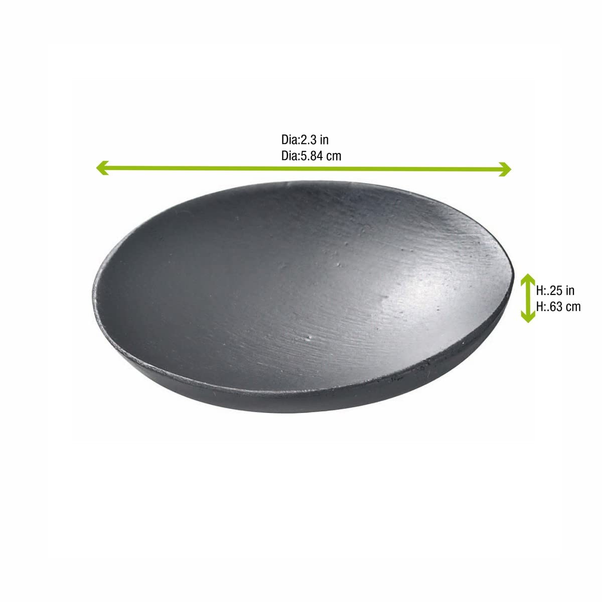 Eco-Friendly Black Bamboo Mini Dish Set - 2.4