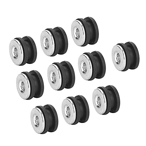 10Pcs Motorcycle Fairing Rubber Grommet Kit - Durable Bolt Accessories Replacement for Cowling & Body Panels | Perfect for Honda, Yamaha, Kawasaki Bike Maintenance & Repair