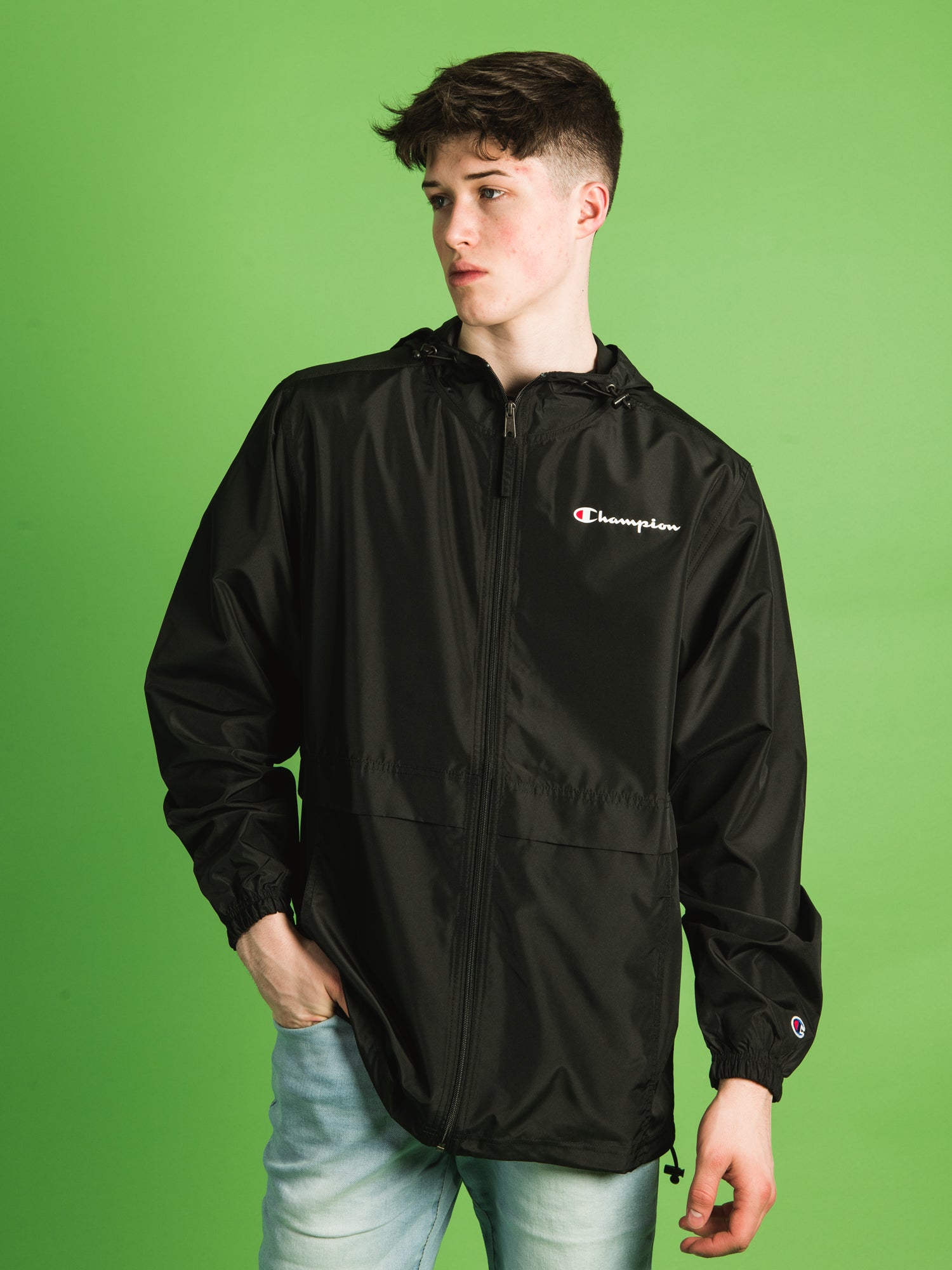 Champion Stadium C Logo Script Full Zip Jacket - Stylish & Comfortable Hoodie for Men & Women - Perfect for Gym, Running & Casual Wear