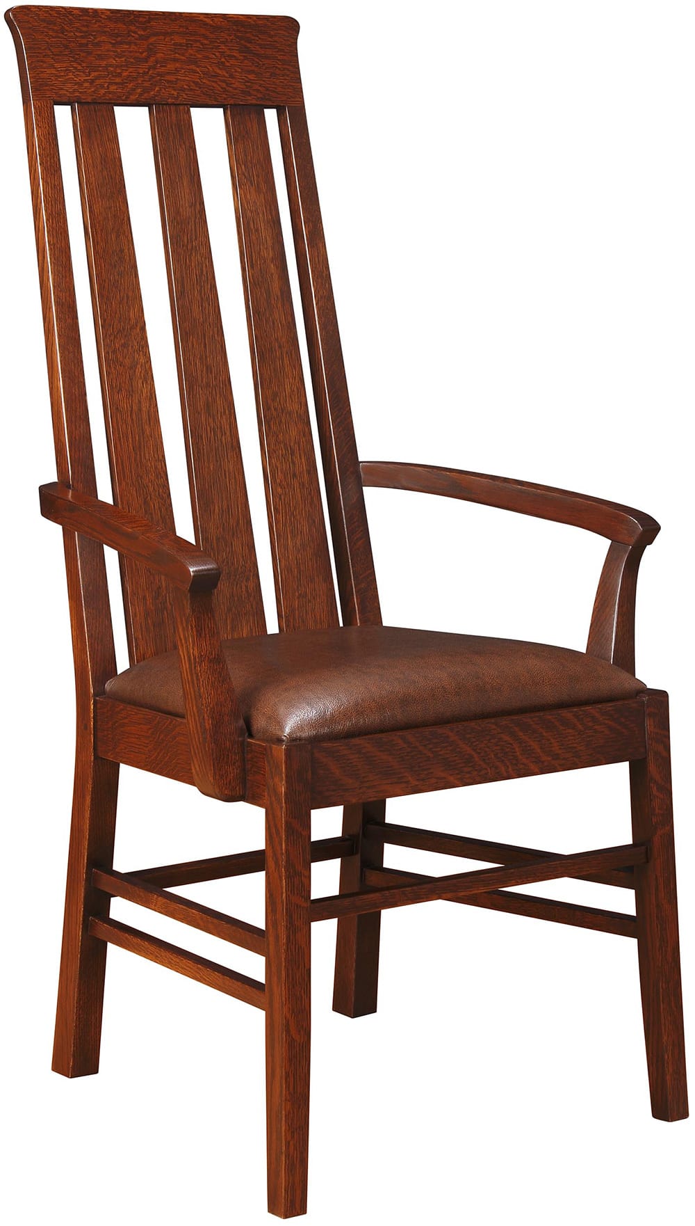 Highlands Arm Chair - Comfortable Modern Accent Chair for Living Room, Bedroom & Office - Upholstered Lounge Chair with Sturdy Wooden Legs - Perfect for Relaxing, Reading & Decorating Your Home