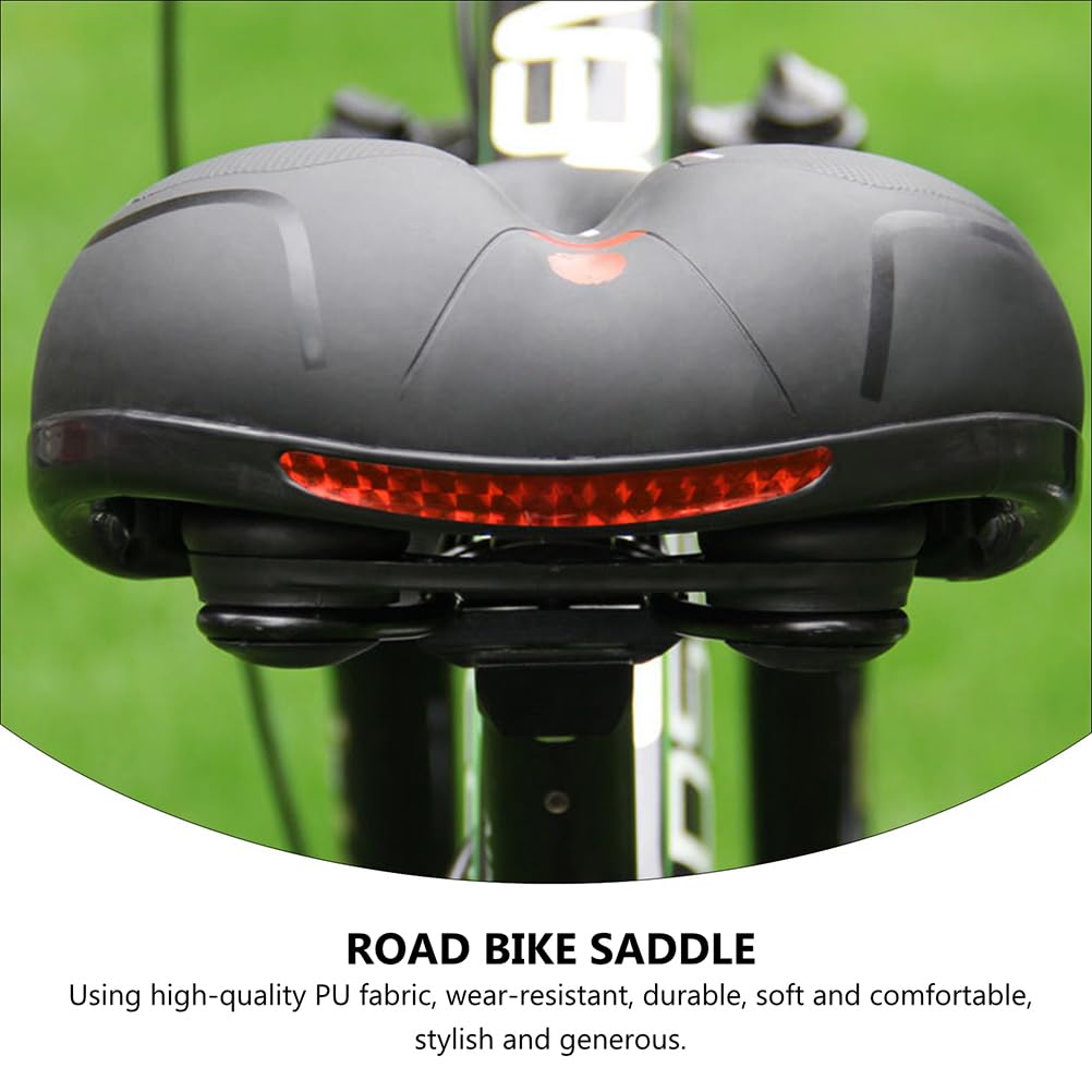 Comfortable Memory Foam Bike Saddle for Adults - Shock Absorbing Waterproof Seat for Mountain & Road Bikes - Cycling Essentials