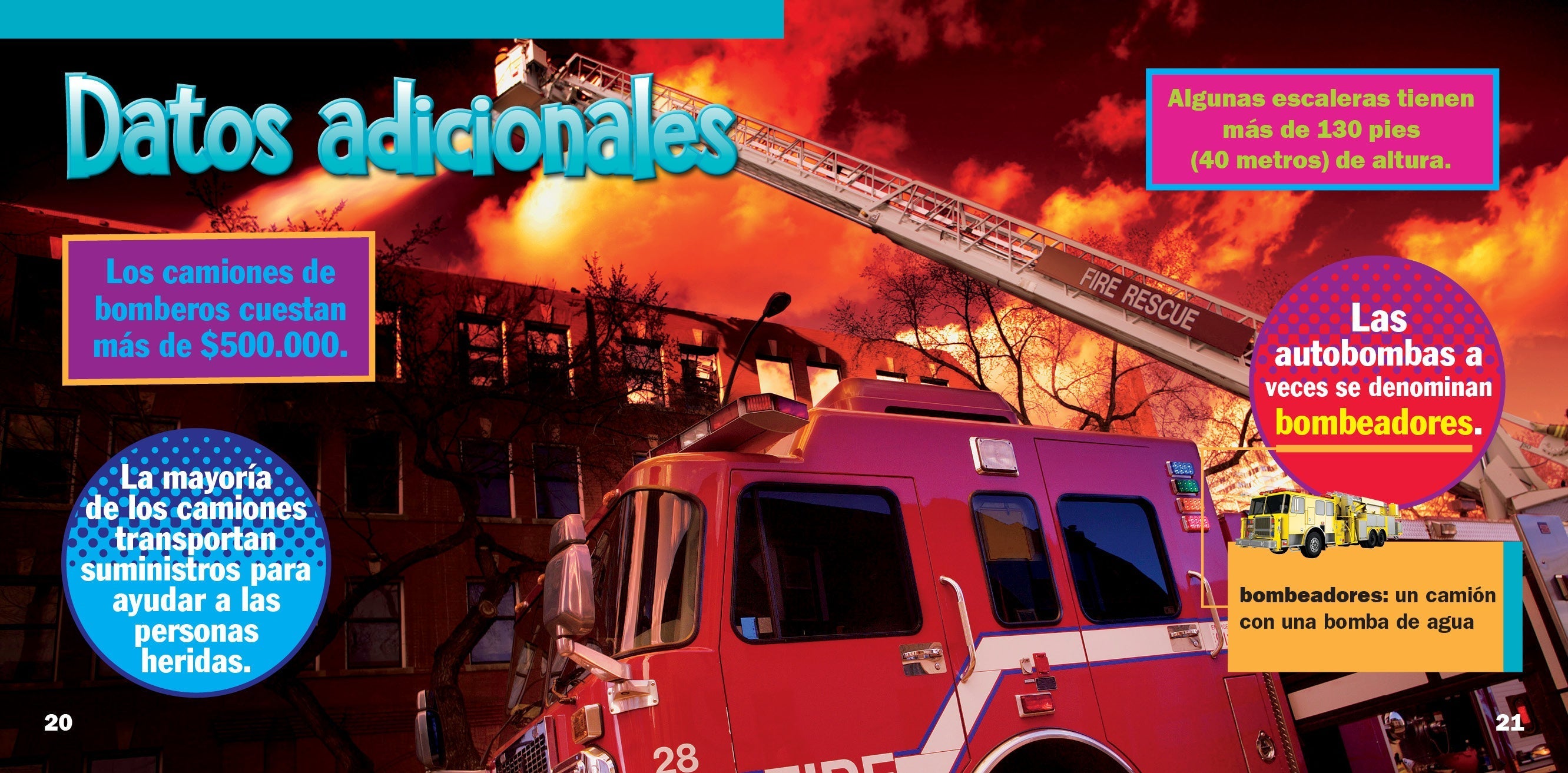 Best Fire Trucks for Kids - Durable Toy Fire Engine with Lights & Sounds - Perfect for Pretend Play, Birthday Gifts & Early Learning
