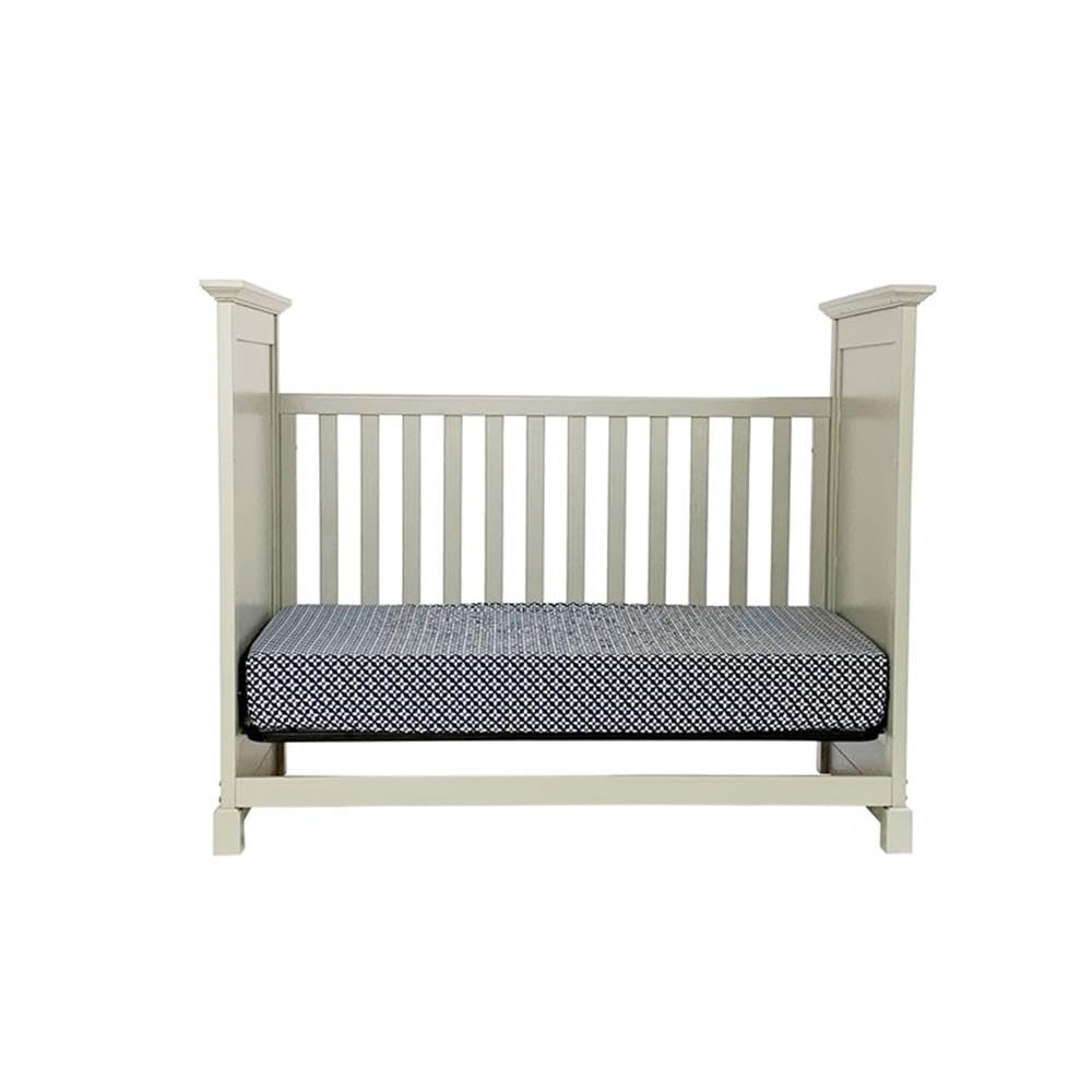 Baby Cache Cape Cod 3-in-1 Convertible Crib - Light Grey Nursery Furniture for Newborn to Toddler | Safe & Stylish Baby Bed for Nursery, Bedroom & Daycare
