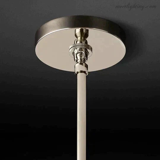 Lavelle Modern Glass Pendant Light - Sleek Hanging Chandelier for Kitchen Island, Dining Room & Bedroom Lighting - Dimmable LED Ceiling Fixture with Clear Glass Shade
