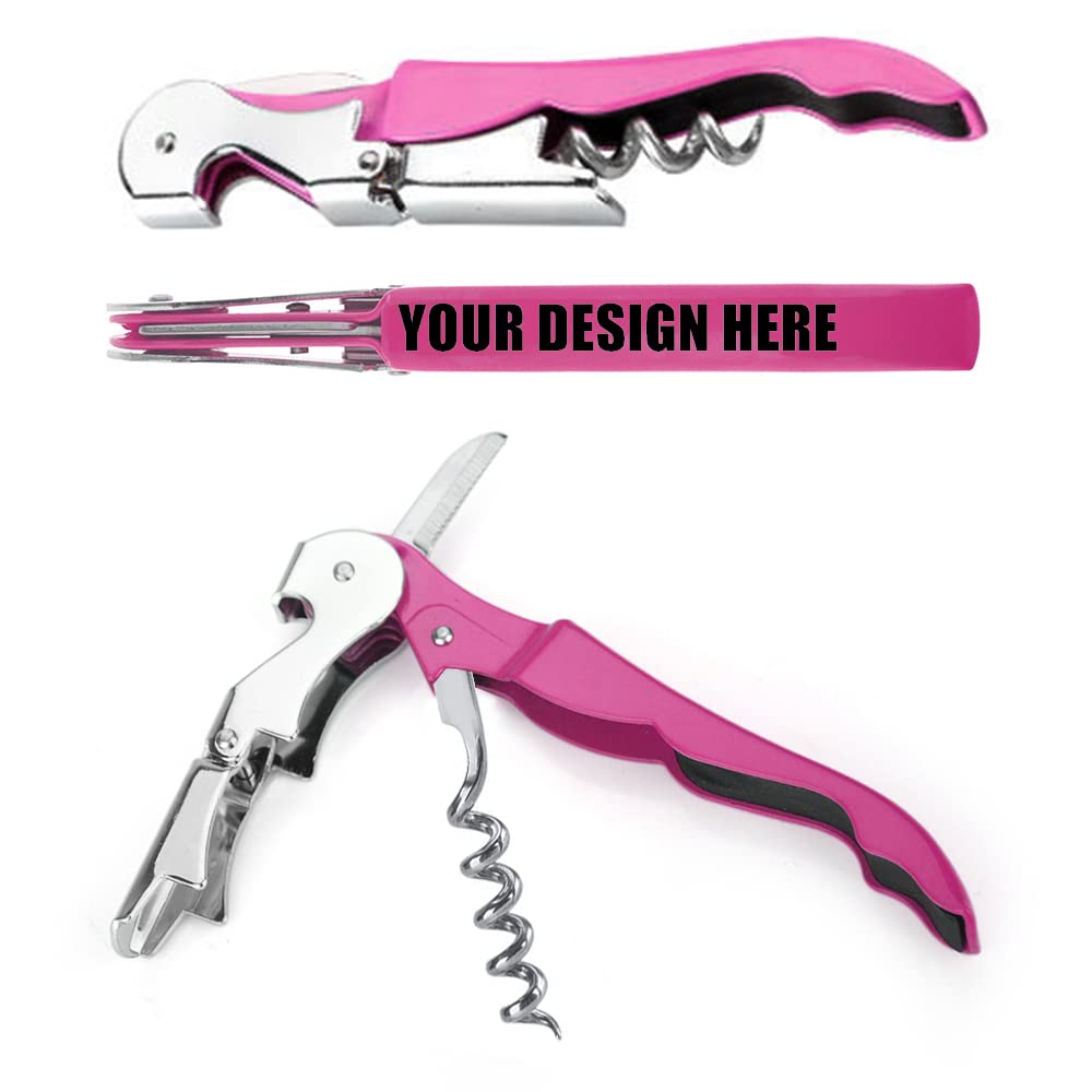 TOPTIE 12-Piece Custom Waiter Corkscrew Wine Openers with Foil Cutter - Multi-Functional Bottle Opener for Beer & Wine - Perfect for Restaurants, Bars, Parties & Home Entertaining