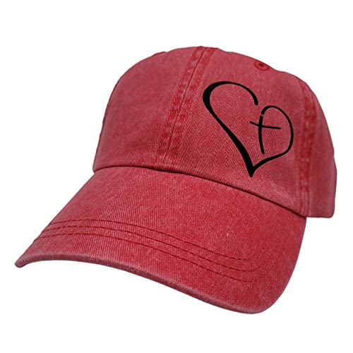 Cross-heart-red