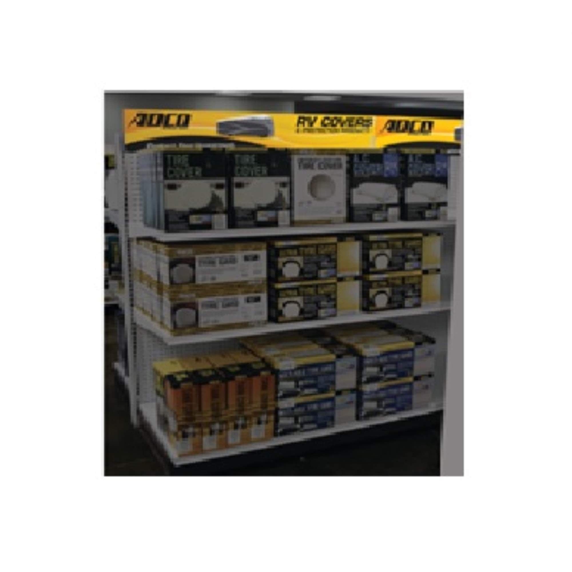 Adco Products 4' Gondola Sign with Connect - Retail Store Shelf Display Sign for Supermarkets & Convenience Stores