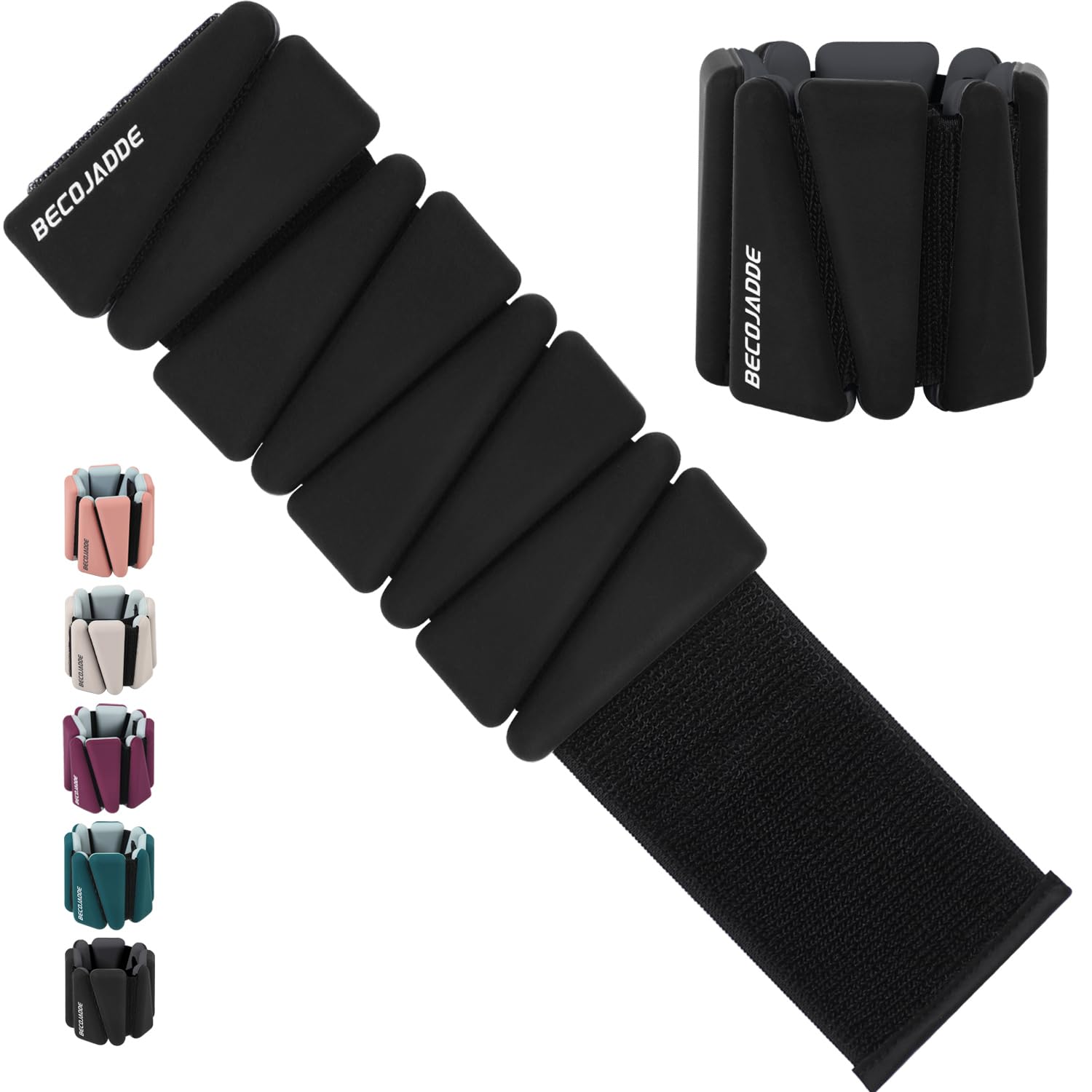 Adjustable Wrist & Ankle Weights Set (1lb & 2lb) - Strength Training Weights for Walking, Running, Yoga, Pilates - Enhance Workout Intensity for Women & Men - Perfect for Home Gym, Outdoor Exercise & Fitness Routines