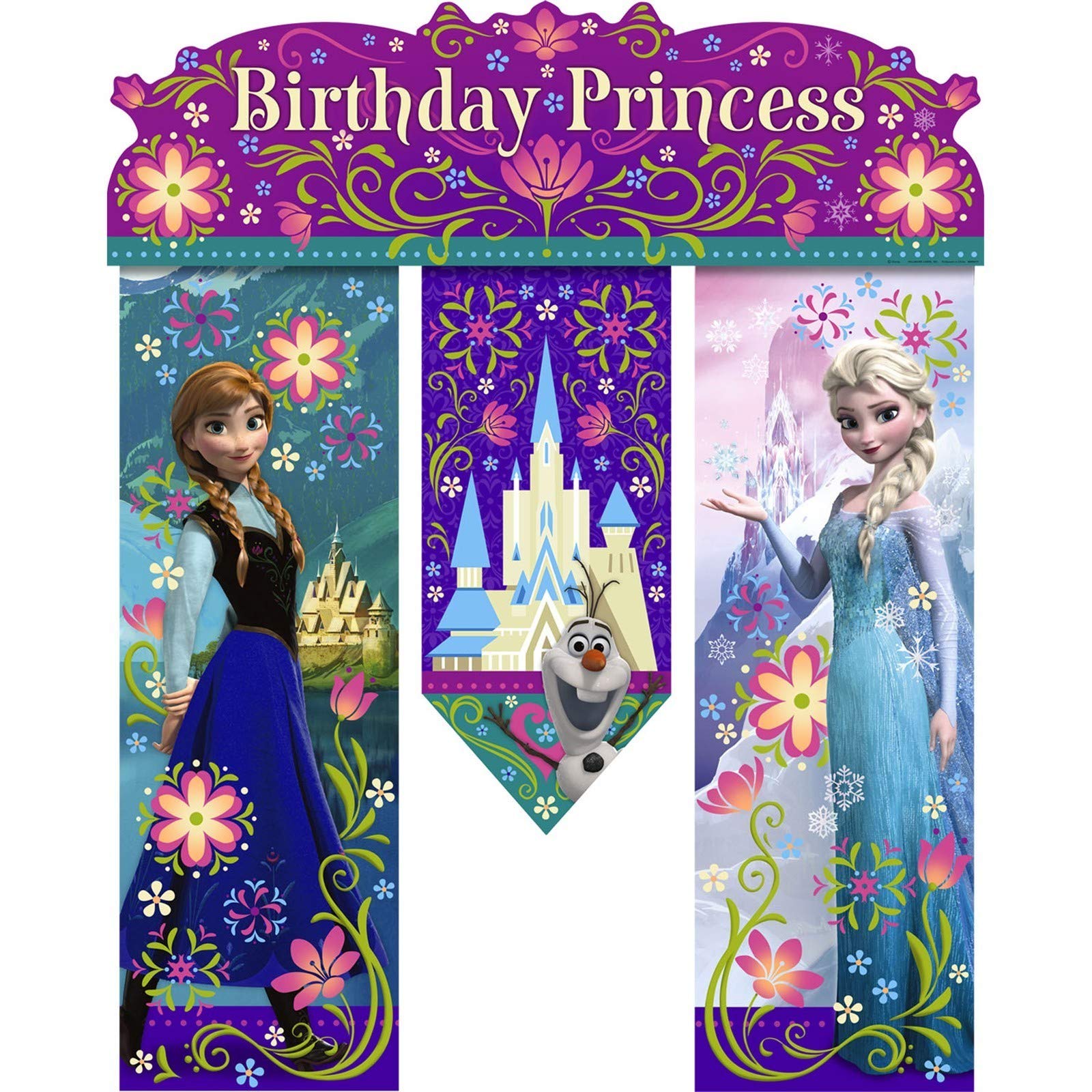 Hallmark Disney Frozen Birthday Banner - Premium Birthday Party Decorations for Kids | Perfect for Frozen Themed Parties, Baby Showers & Celebrations