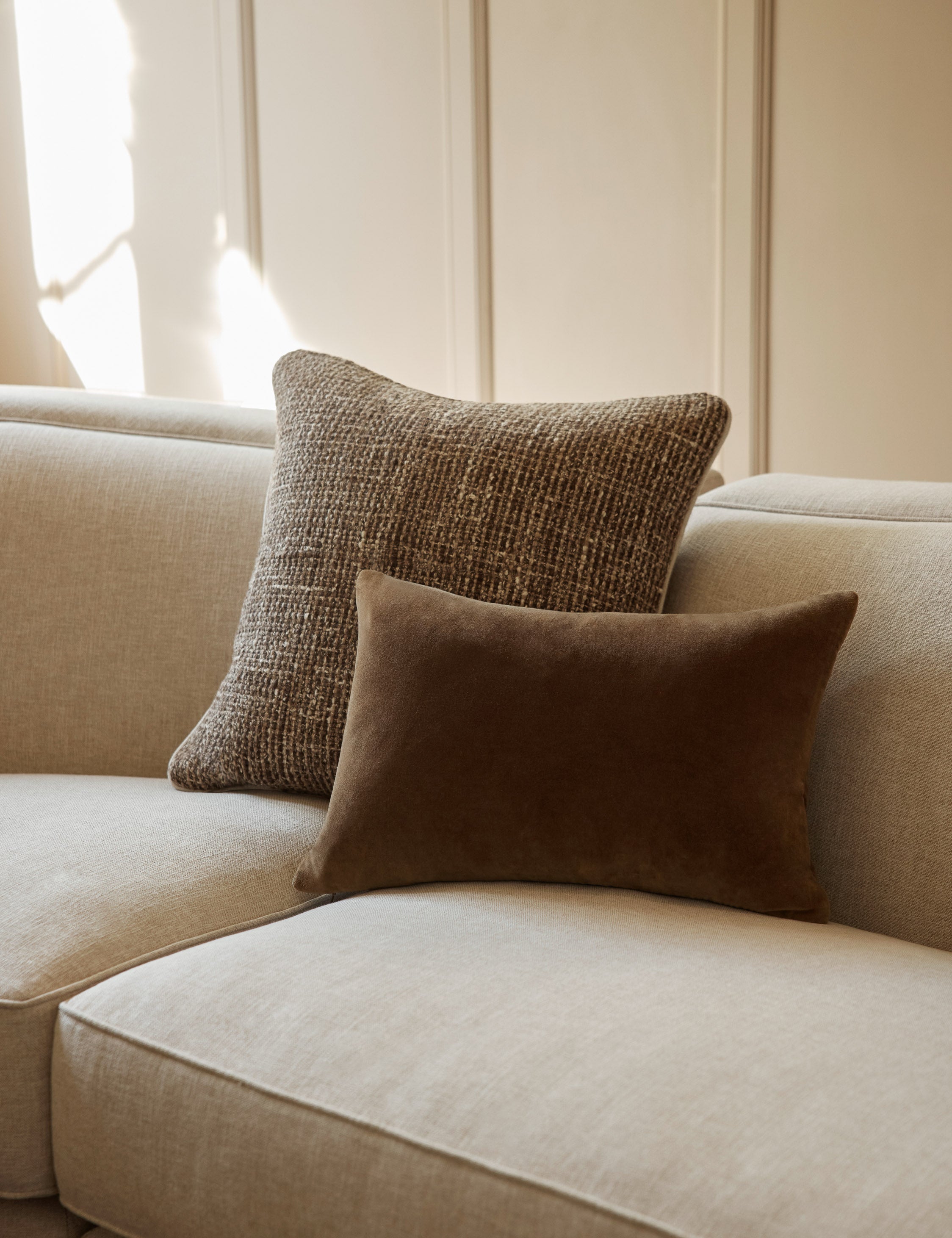Charlotte Velvet Pillow - Soft Luxury Decorative Throw Pillow for Sofa, Bed & Couch - Perfect for Living Room, Bedroom & Home Decor