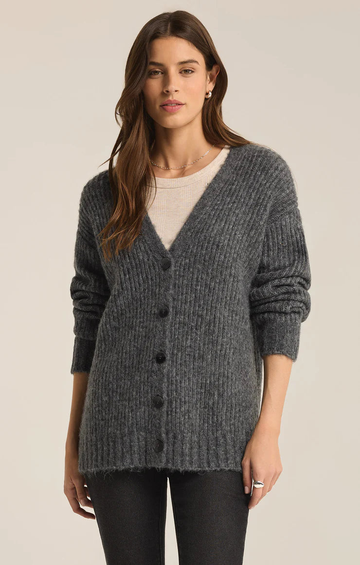 Z Supply Josie Cardigan - Women's Soft Knit Open Front Long Sleeve Sweater | Perfect for Fall Layering, Office Wear & Casual Outfits