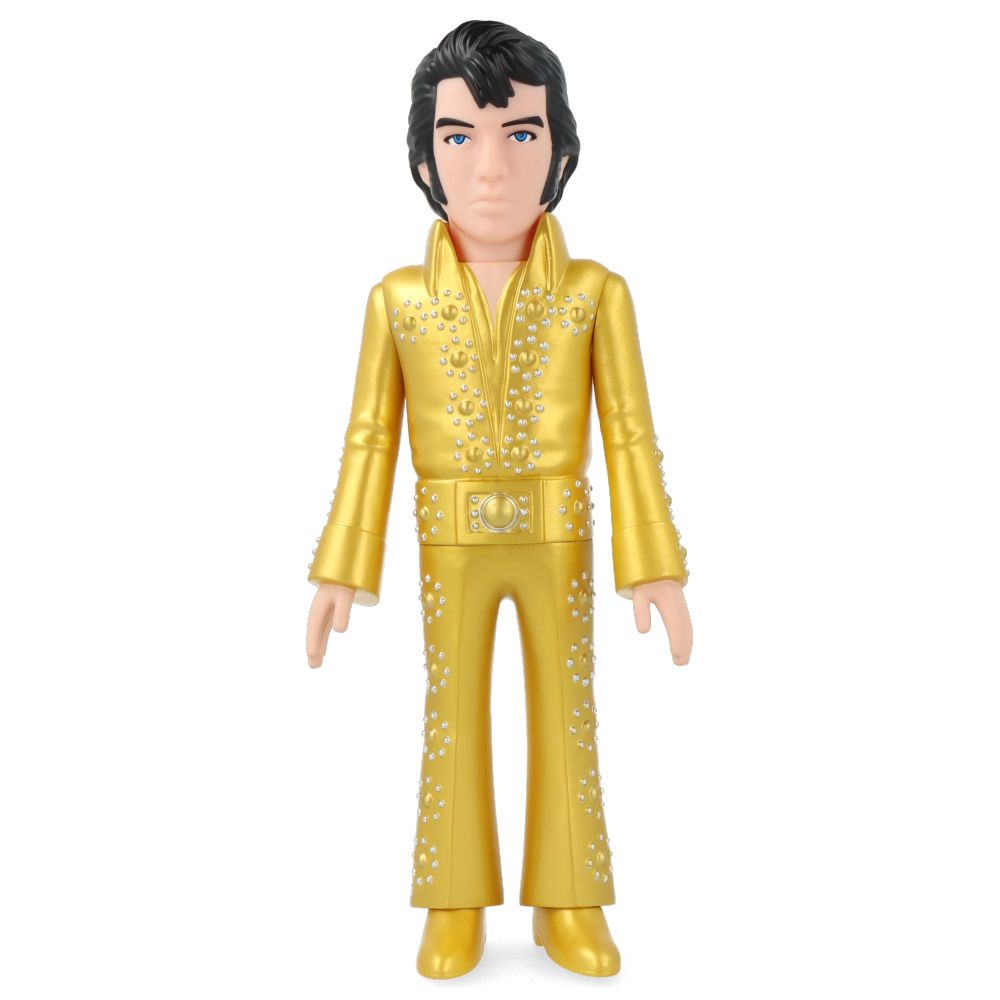 Elvis Presley Gold Figurine VCD - Collectible Music Memorabilia for Fans & Home Decor