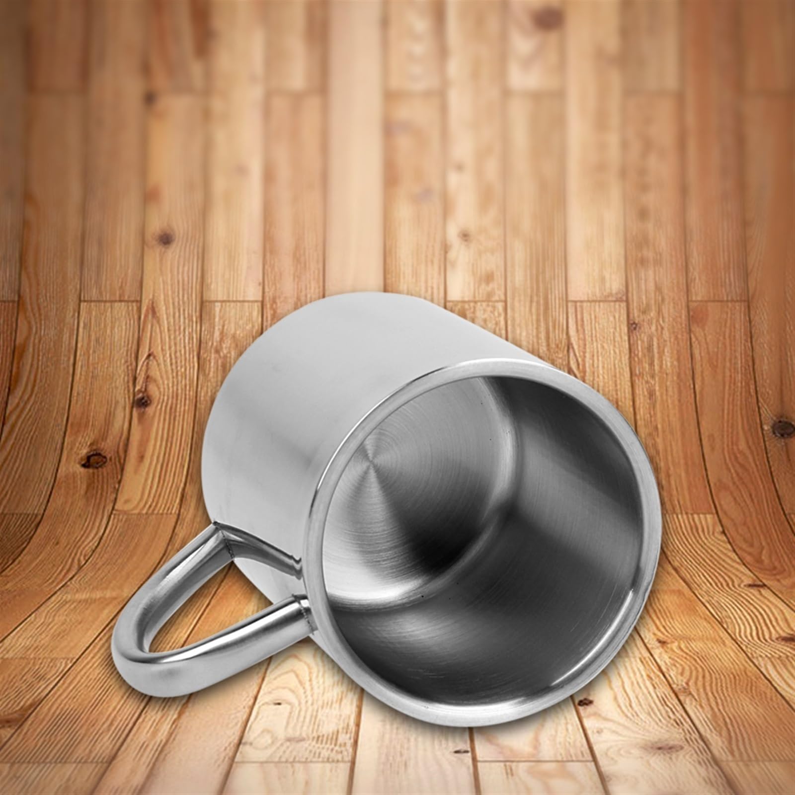 Double Wall Stainless Steel Insulated Milk Tea Cup with Handle - Leakproof Travel Mug for Camping, Hiking, Office & Home Use - Perfect for Hot/Cold Beverages Like Coffee, Tea & Boba