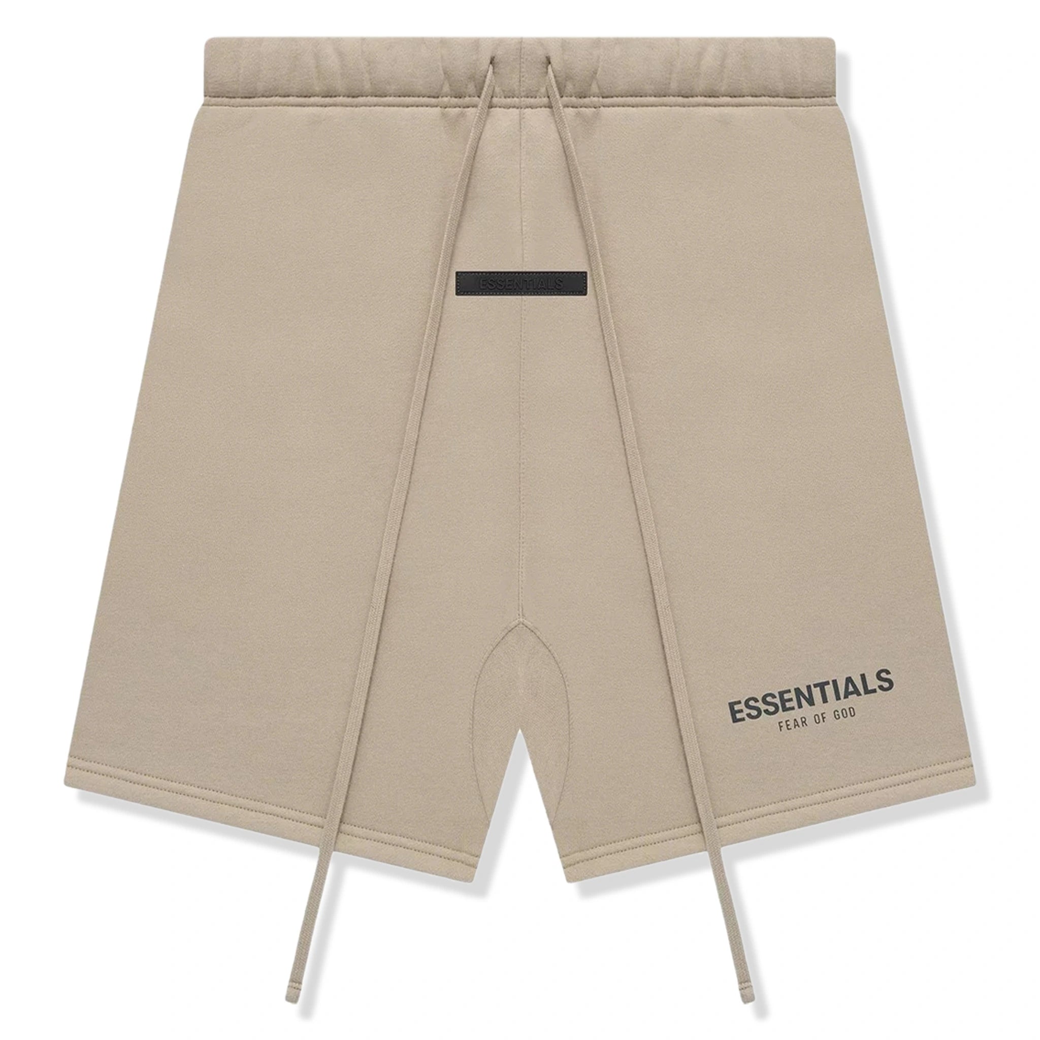 Fear of God Essentials Linen Shorts for Men - Comfortable Summer Casual Shorts with Elastic Waistband | Perfect for Beach, Vacation, and Everyday Wear