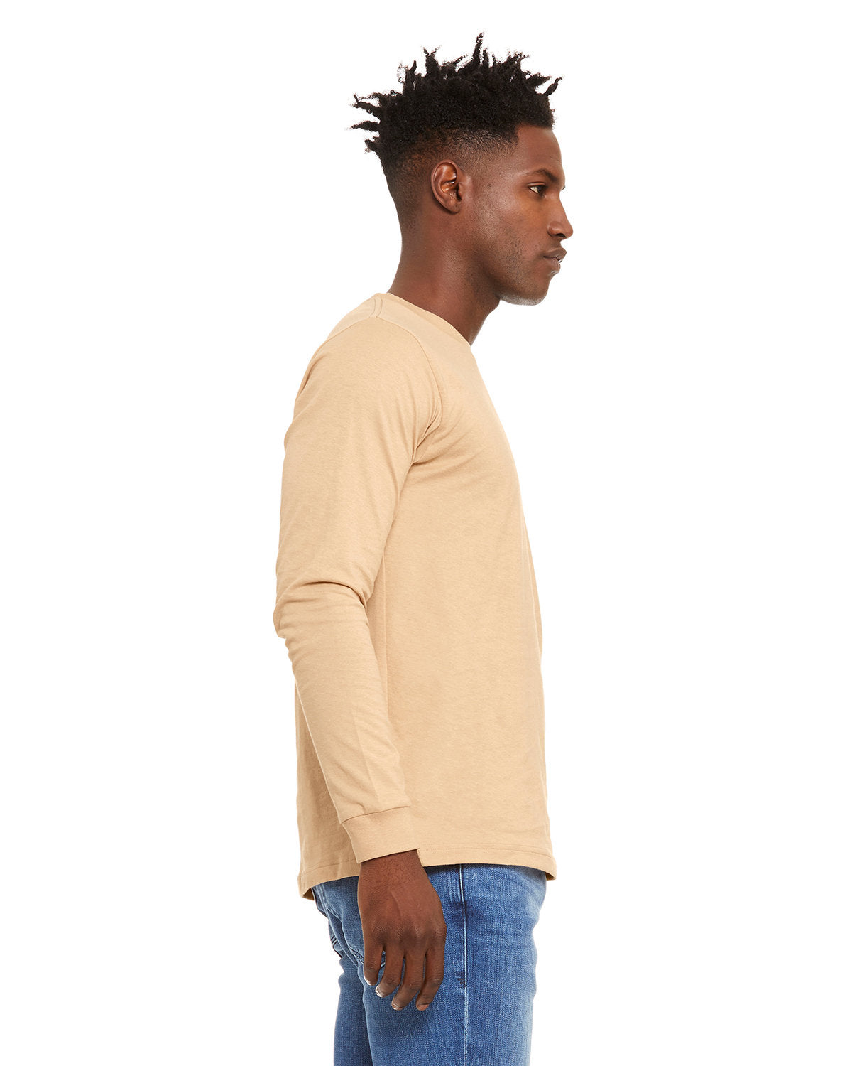Bella + Canvas 3501 Unisex Jersey Long Sleeve T-Shirt - Soft Cotton Crewneck Tee for Men & Women - Perfect for Casual Wear, Layering & Everyday Comfort