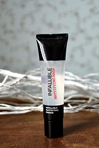 INFALLIBLE MATTIFYING FACE MAKEUP GEL BASE PRIMER - Oil Control & Pore Minimizer for Flawless Makeup Application | Perfect for Oily Skin & Long-Lasting Matte Finish | Daily Use, Special Occasions & Professional Makeup