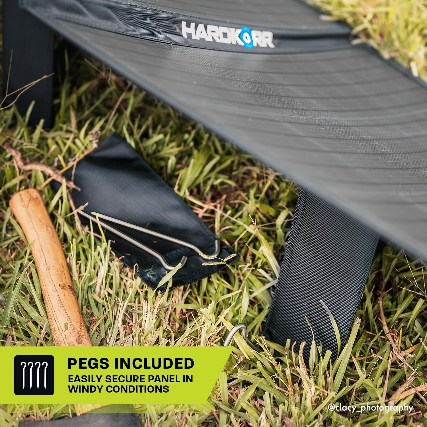 200W Heavy Duty Portable Solar Panel Mat - Off-Grid Power for Camping, RV, Boating & Emergency Use - No Regulator Included - by Hardkorr Australia