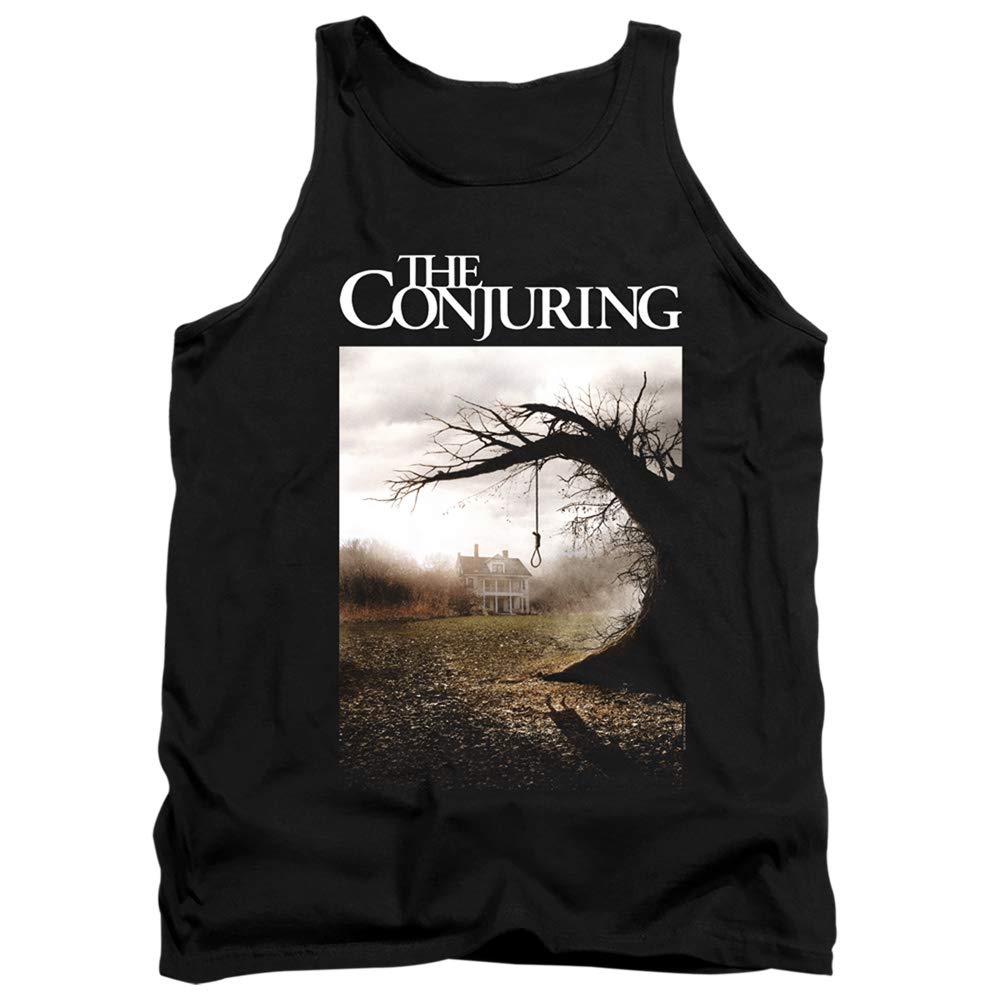 The Conjuring Horror Movie Poster Graphic Unisex Tank Top for Men & Women - Perfect for Halloween Costumes, Horror Movie Nights & Fan Merchandise