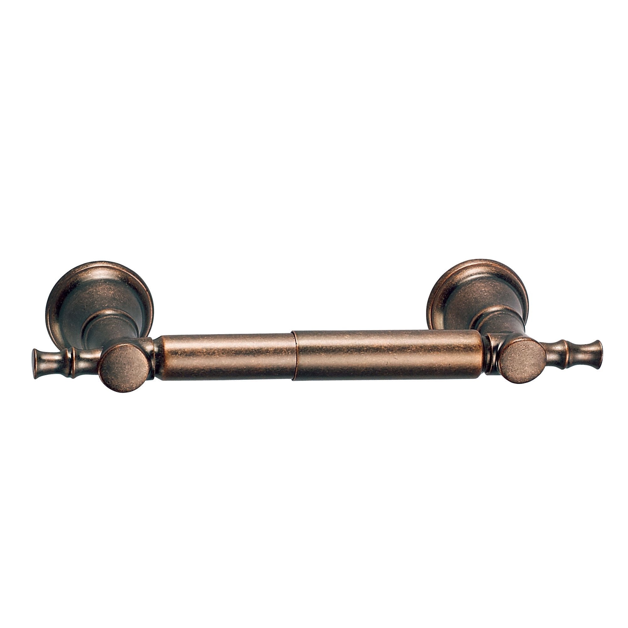 Danze South Sea Bamboo Style Distressed Bronze Toilet Paper Holder - Rustic Bathroom Tissue Roll Stand for Coastal, Farmhouse & Vintage Decor