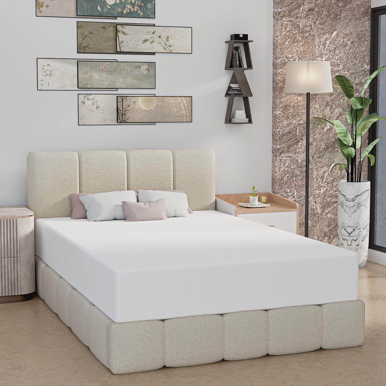 10 Inch Full Size Mattress - Gel Memory Foam for Pressure Relief & Cooling, CertiPUR-US Certified, Bed-in-a-Box (75