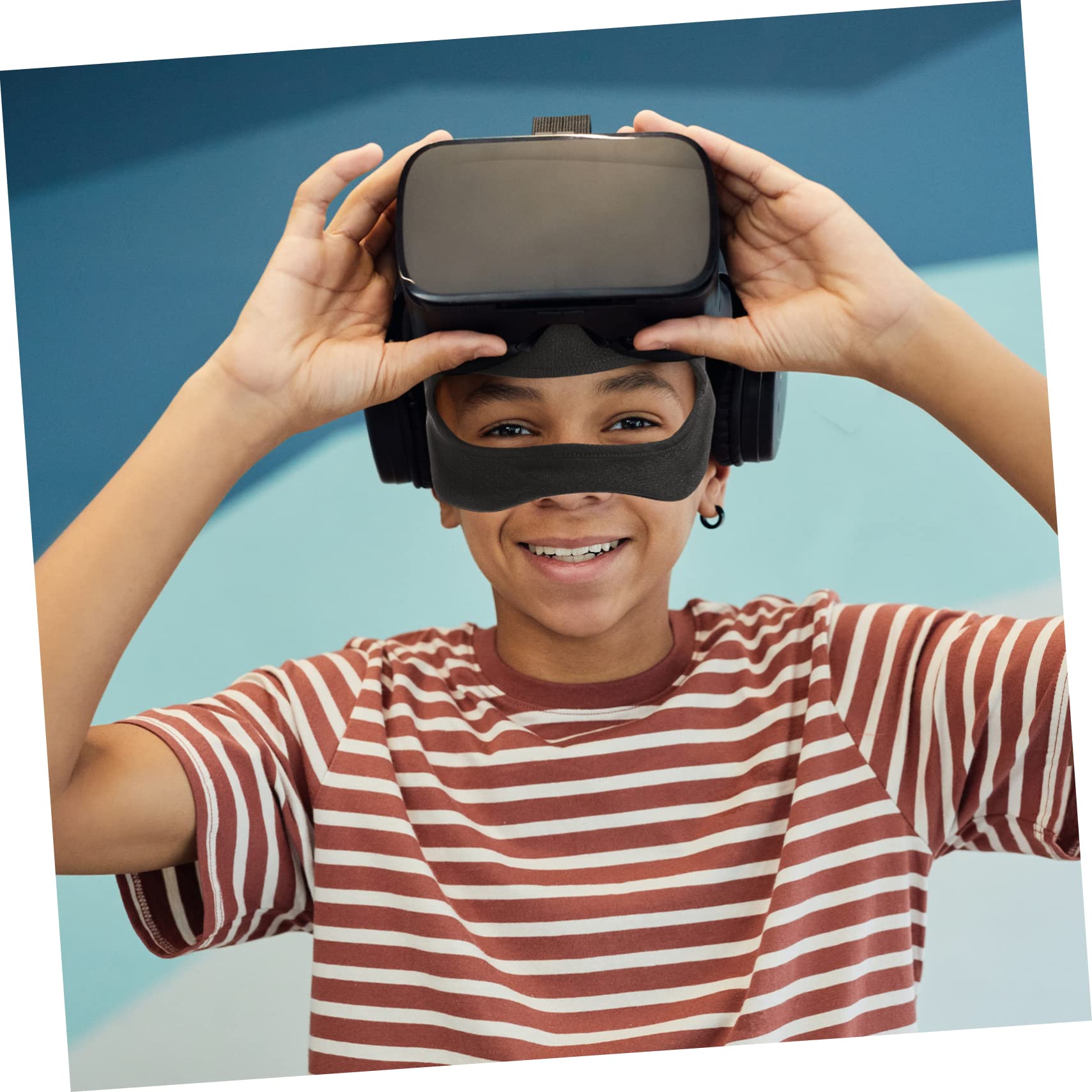 OSALADI Set of 4 Fast-Drying VR Sleep Masks for Virtual Reality Headsets - Perfect for Travel, Gaming Breaks & Eye Protection