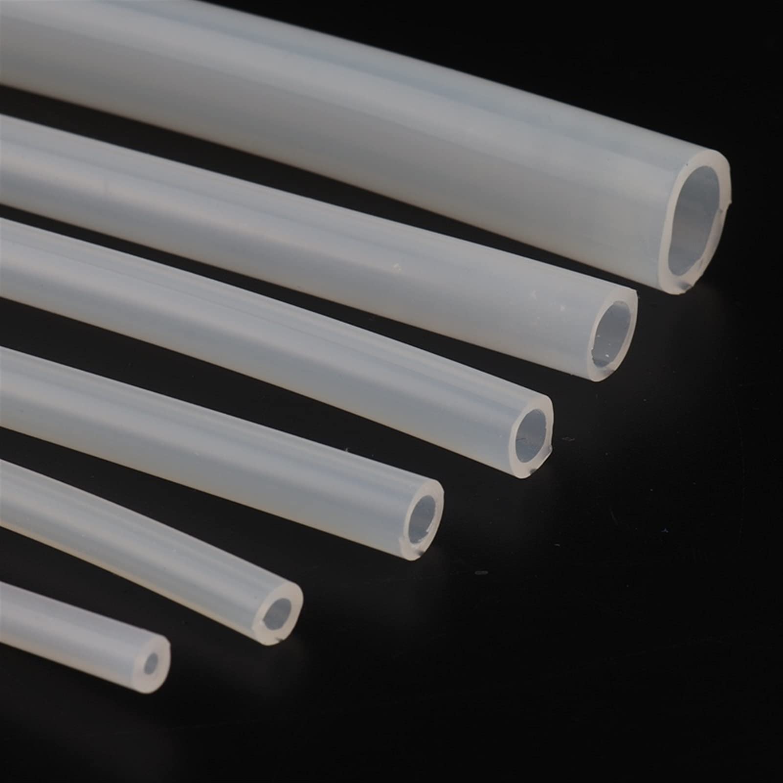 **Clear Plastic Hose 1m (I.D 8-20mm) - Transparent Silicone Tubing, Heat Resistant Flexible Hose for Aquarium, Water Pipe, Home Brewing & DIY Projects**    *Use Cases: Perfect for aquariums, hydroponics, home brewing, automotive fluids, and DIY plumbing projects.*