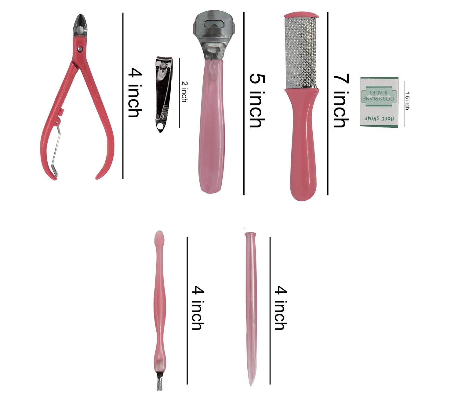 Premium Stainless Steel Foot File & Callus Remover - Pedicure Kit for Smooth Feet at Home - Perfect for Men & Women - Ideal for Spa Days, Pedicures & Foot Care Routines