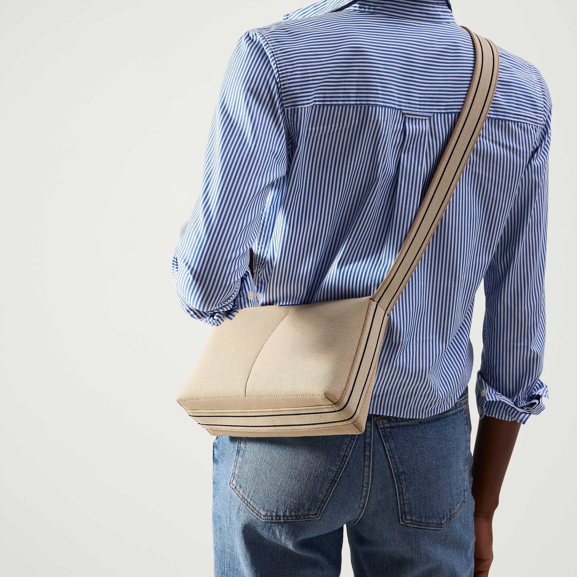 Stylish Casual Crossbody Bag in Parchment - Perfect for Everyday Use, Travel & Shopping