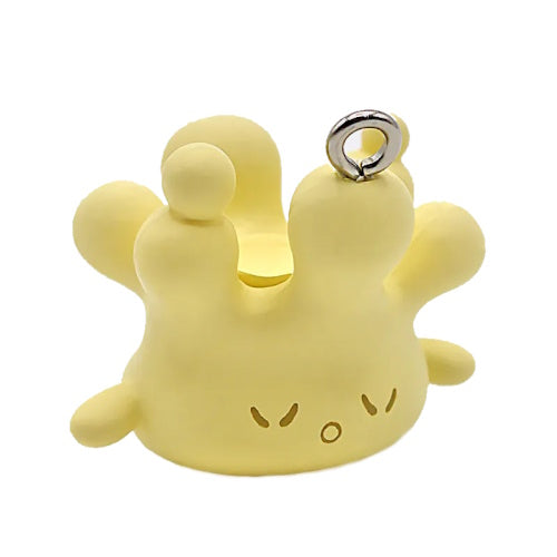 Pokemon Peaceful Place Suya Suya Mascot Keychain - Takara Tomy 1.5 Inch Cute Pikachu Collectible - Perfect for Backpacks, Key Rings & Gift Giving