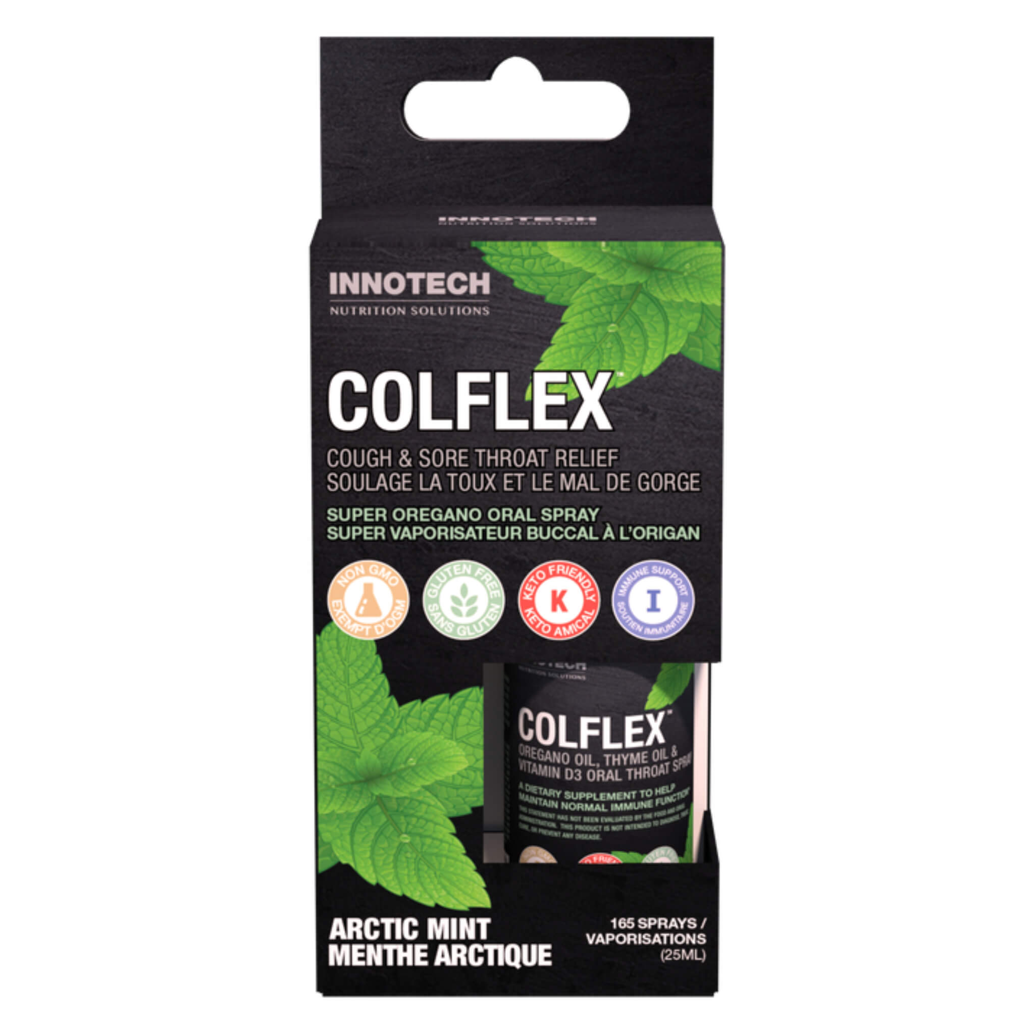 COLFLEX Arctic Mint Toothpaste - Natural Whitening & Fresh Breath for Sensitive Teeth - Ideal for Daily Oral Care & Travel