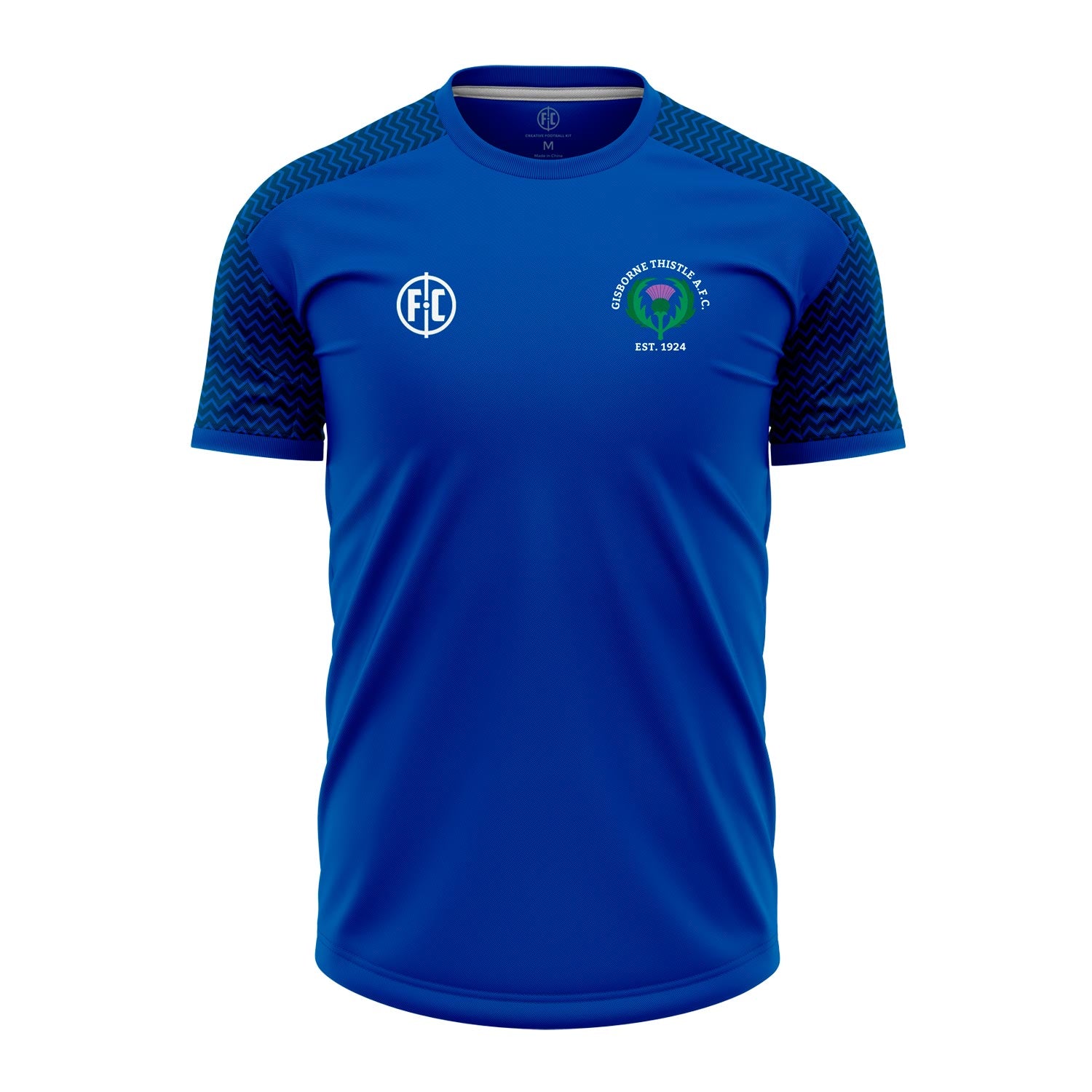 Gisborne Thistle AFC Club Pace Tee - Official Soccer Jersey for Fans & Players - Perfect for Training, Matches & Casual Wear