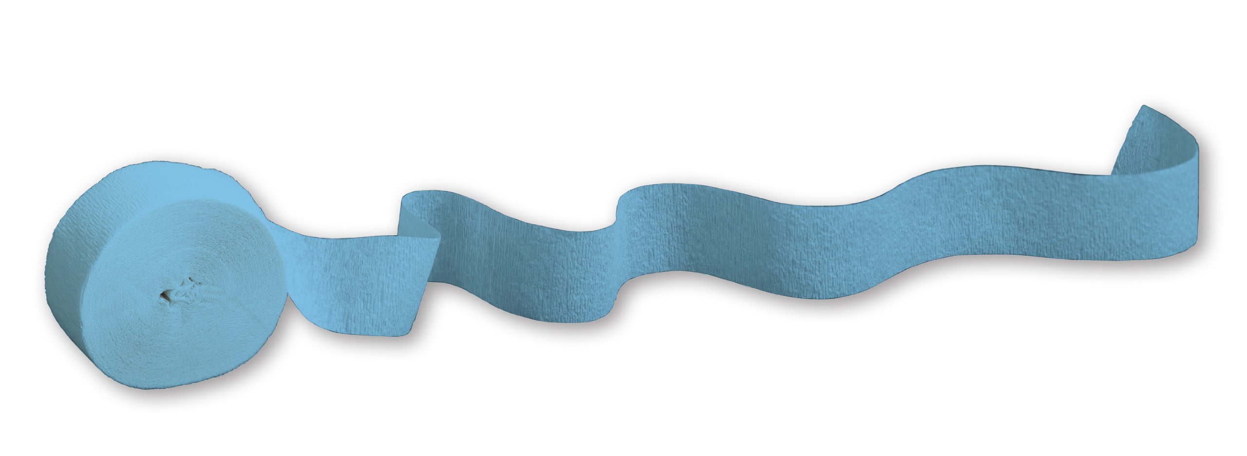 Pastel Blue 81' Crepe Paper Streamer Roll - 1 Count Pack for Party Decorations, Baby Showers & Wedding Backdrops